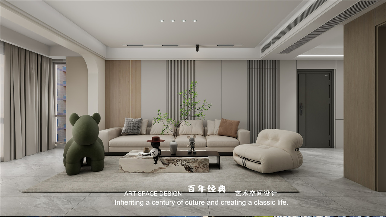 万达中心140㎡现代简约风赏析